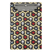 Bandit-Thema-Muster Mini Klemmbrett (Vorderseite)