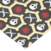 Bandit-Thema-Muster Tischdecke (Schrägansicht)