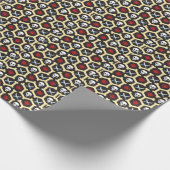 Bandit Theme Muster Geschenkpapier (Ecke)