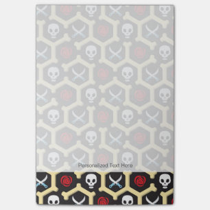 Bandit-Theme-Muster Post-it Klebezettel