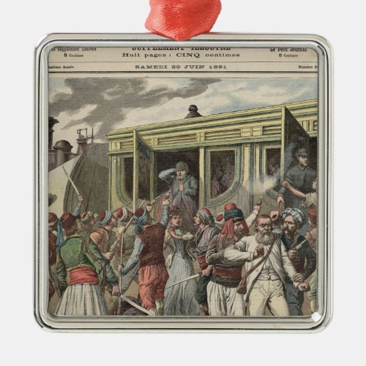 Banditen im Orient Ornament Aus Metall (Vorne)