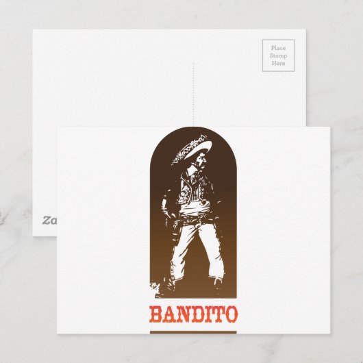 bandito postkarte (Vorne/Hinten)