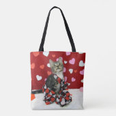 Bandits beste dekorierte Valentine-Tasche Tasche (Rückseite)