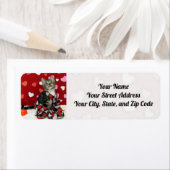 Bandit's Liebe - Cat / Kitten Address Labels (Insitu)