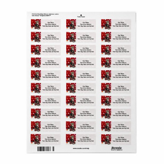 Bandit's Liebe - Cat / Kitten Address Labels (Vorne)