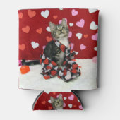 Bandit's Liebe - Katze / Kitten Can Cooler Dosenkühler (Vorderseite)