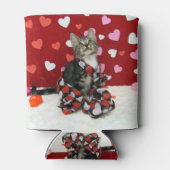 Bandit's Liebe - Katze / Kitten Can Cooler Dosenkühler (Rückseite)