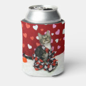 Bandit's Liebe - Katze / Kitten Can Cooler Dosenkühler (Kanne Rückseite)