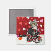 Bandit's Liebe - Katze / Kitten Magnet für Valenti (Vorderseite/Rückseite)