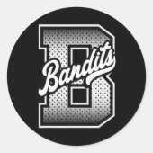 Bandits Runder Aufkleber (Vorderseite)