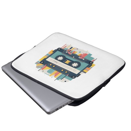 Bandkassette Laptopschutzhülle (Vorne Knopf)