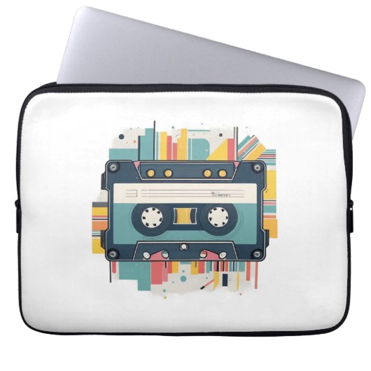Bandkassette Laptopschutzhülle (Vorderseite)