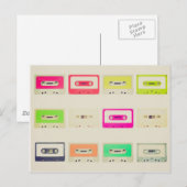Bandkassette Postkarte (Vorne/Hinten)