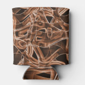 Bandkurven, brauner Ausschnitt mit Relief und Über Dosenkühler (Rückseite)