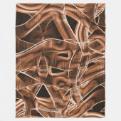 Bandkurven, brauner Ausschnitt mit Relief und Über Fleecedecke (Vorderseite)