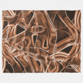 Bandkurven, brauner Ausschnitt mit Relief und Über Fleecedecke (Vorderseite (Horizontal))