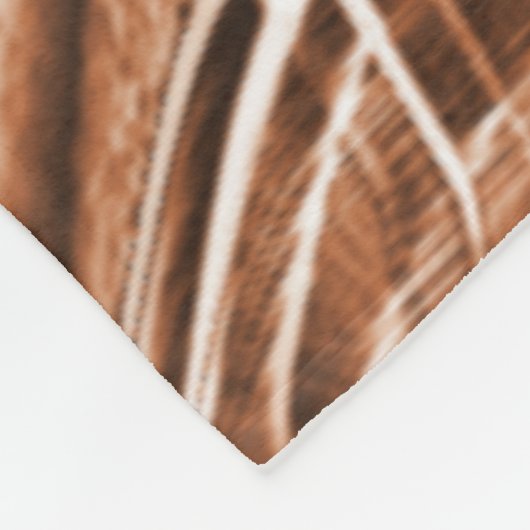 Bandkurven, brauner Ausschnitt mit Relief und Über Fleecedecke (Ecke)