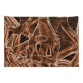 Bandkurven, brauner Ausschnitt mit Relief und Über Kissenbezug (Rückseite-Rechts)