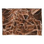 Bandkurven, brauner Ausschnitt mit Relief und Über Kissenbezug (Vorderseite-Links)