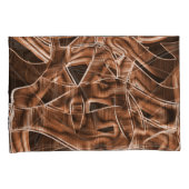 Bandkurven, brauner Ausschnitt mit Relief und Über Kissenbezug (Vorderseite-Rechts)