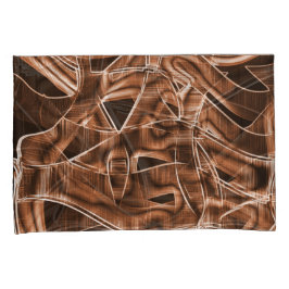 Bandkurven, brauner Ausschnitt mit Relief und Über Kissenbezug