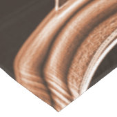 Bandkurven, brauner Ausschnitt mit Relief und Über Tischdecke (Schrägansicht)