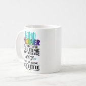 Bandlehrer nur wegen Vollzeit-Multitasking Kaffeetasse (Vorderseite Links)