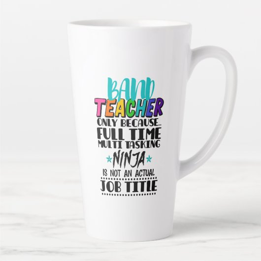 Bandlehrer nur wegen Vollzeit-Multitasking Milchtasse (Rechts)