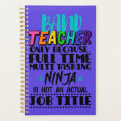 Bandlehrer nur wegen Vollzeit-Multitasking Planer (Vorderseite)