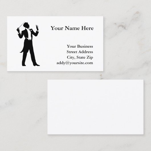 Bandleiter Visitenkarte (Vorne/Hinten)