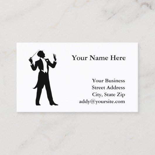 Bandleiter Visitenkarte (Vorderseite)