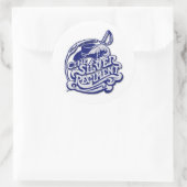 Bandlogo Runder Aufkleber (Tasche)