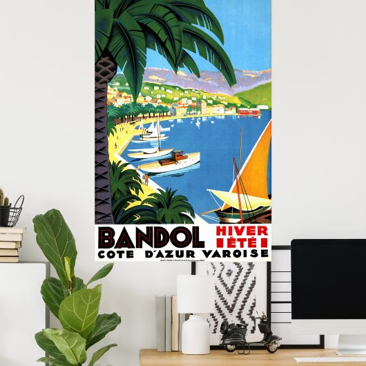 Bandol, Côte d'Azur, Frankreich, französische Küst Poster (Heimbüro)