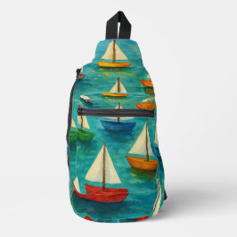 Bandolera de botes de playa  crossbody bag
