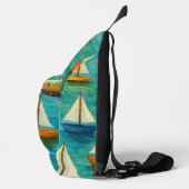 Bandolera de botes de playa crossbody bag (Rechts)