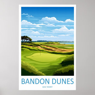 Bandon Dunes Golf Resort Reise Druck Wand Kunst