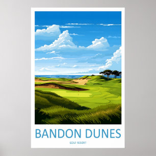 Bandon Dunes Golf Resort Reise Druck Wand Kunst