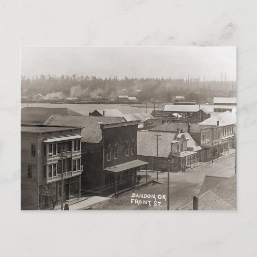 Bandon OR Circa 1900 Postkarte (Vorderseite)