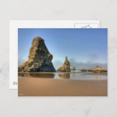 Bandon Oregon Beach Ocean Szene Postkarte (Vorne/Hinten)