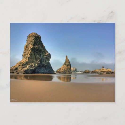Bandon Oregon Beach Ocean Szene Postkarte (Vorderseite)