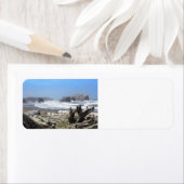 Bandon Oregon Coast Rücksendeadressen-Aufklebers (Insitu)