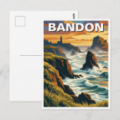Bandon Oregon coast Travel Postkarte (Vorne/Hinten)