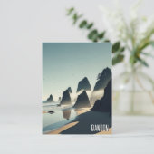 Bandon Oregon Küste Reise Postkarte (Stehend Vorderseite)