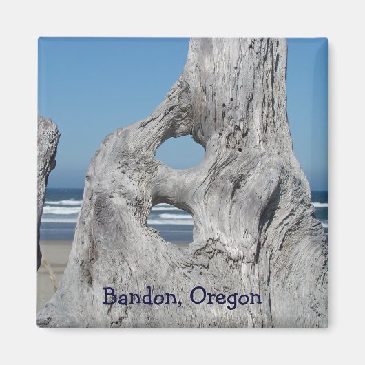 Bandon Oregon Magnete spendet Ocean Beach Driftwoo Magnet (Vorne)