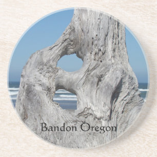 Bandon Oregon Untersetzer Ozean Strand Treibholz