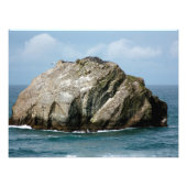 Bandon Oregon's berühmtes Face Rock Foto Print (Vorne)