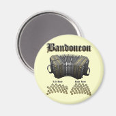 Bandoneon 2 magnet (Vorderseite/Rückseite)