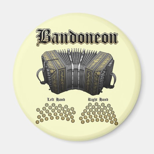 Bandoneon 2 magnet (Vorne)
