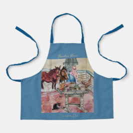 Bandos Beer Zuhause machte Pferdebrauen Schürze