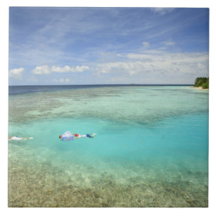 Bandos Island Resort, Nord-Male-Atoll Fliese